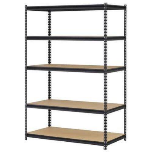 DESCRIPTION: (1) STEEL SHELVING UNIT BRAND/MODEL: EDSAL MUSCLE RACK #5405832 RETAIL$: $229.00 SIZE: 72X48X24 QTY: 1