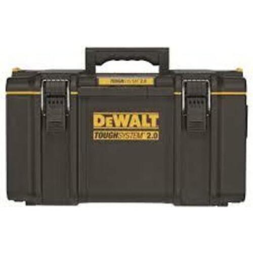 DESCRIPTION: (1) TOOL BOX, TOUGH SYSTEM 2.0 BRAND/MODEL: DEWALT #793W81 INFORMATION: BLACK SIZE: 12 5/8 IN OVERALL WIDTH, 21 3/4 IN OVERALL DEPTH RETA