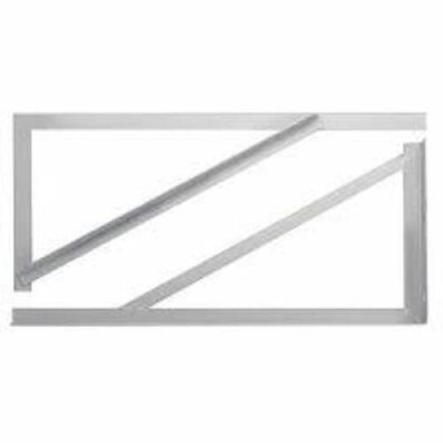 DESCRIPTION: (2) AIR CONDITIONER MOUNTING BRACKETS BRAND/MODEL: DIVERSITECH #ACB-42 INFORMATION: WHITE RETAIL$: $100.48 EA QTY: 2