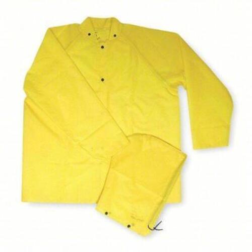 DESCRIPTION: (24) FLAME RESISTANT RAIN JACKET BRAND/MODEL: CONDOR #4PCR1 INFORMATION: YELLOW SIZE: LARGE RETAIL$: $61.00 PER COAT QTY: 24