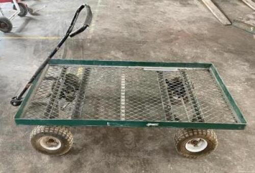 48" X 24" METAL FRAMED PULL CART