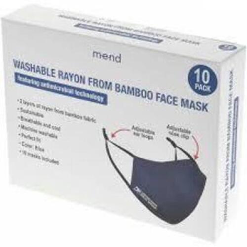 DESCRIPTION: (10) BOXES OF (10) WASHABLE FACE MASKS BRAND/MODEL: MSC INDUSTRIAL INFORMATION: GRAY, WASHABLE SIZE: UNIVERSAL, ADJUSTABLE RETAIL$: $400.