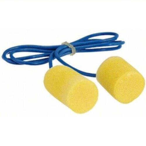 DESCRIPTION: (1) CASE OF (200) CORDED EARPLUGS BRAND/MODEL: 3M #5T277 INFORMATION: YELLOW, WITH BLUE CORD SIZE: 29 DB RETAIL$: $99.79 TOTAL QTY: 1