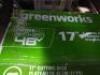 DESCRIPTION: (1) ELECTRIC LAWN MOWER BRAND/MODEL: GREENWORKS RETAIL$: $299.99 EA QTY: 1 - 2