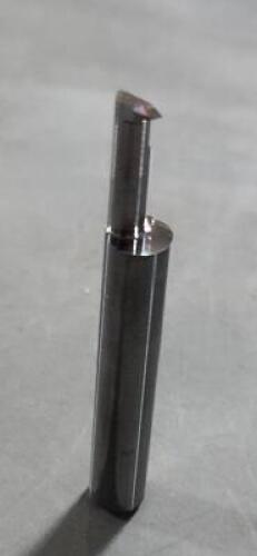 DESCRIPTION: (1) SOLID CARBIDE SINGLE POINT THREADING TOOL BRAND/MODEL: ACCUPRO 05252119 SIZE: 0.23" MI THRD DIA 14-40 TPI 0.6" CUT DPTH RETAIL$: $46.