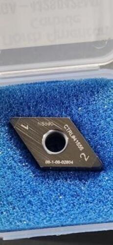 DESCRIPTION: (10) PVD COATED TURNING INSERTS BRAND/MODEL: NORTHAMERICAN TOOL DNGA432 80425MT RETAIL$: $111.84 PER INSERT QTY: 10
