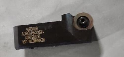 DESCRIPTION: (1) INDEXABLE INSERT CARTRIDGES BRAND/MODEL: KENNAMETAL 1877851 SIZE: 8.375" RETAIL$: $113.59 QTY: 1