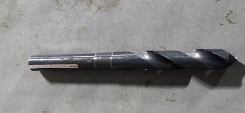 DESCRIPTION: (1) HSS REDUCED SHANK DRILL BIT BRAND/MODEL: HERTEL 77428613 SIZE: 9/16" DIA 1/2" SD QTY: 1