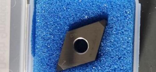DESCRIPTION: (10) PVD COATED TURNING INSERTS BRAND/MODEL: NORTHAMERICAN TOOL DNGA432 80425MT SIZE: $111.84 PER INSERT QTY: 10