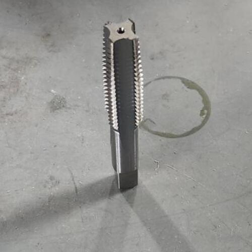 DESCRIPTION: (1) HSS STRAIGHT FLUTE TAP BRAND/MODEL: HERTEL 02385110 SIZE: 5/8-11 UNC RETAIL$: $26.65 QTY: 1