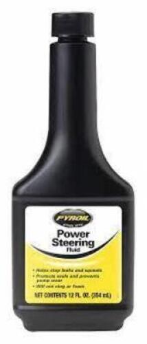 DESCRIPTION: (4) POWER STEERING FLUID BRAND/MODEL: PYROIL #21A068 SIZE: 12 OZ RETAIL$: $5.47 EA QTY: 4