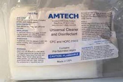 DESCRIPTION: (1) CASE OF (10) PACKS OF ISOPROPL ALCOHOL WIPES BRAND/MODEL: AMTECH RETAIL$: $70.00 EA QTY: 1