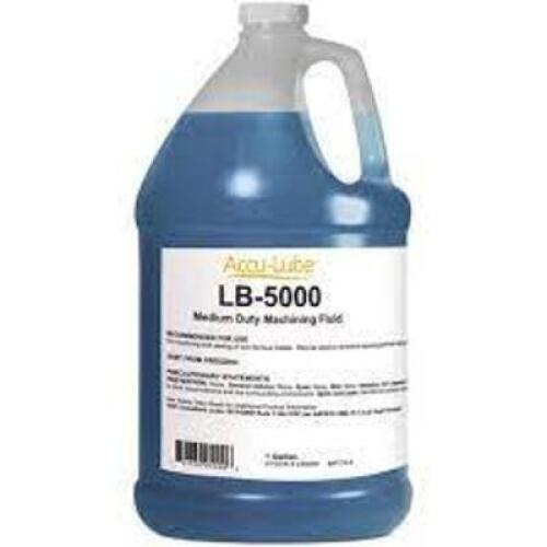 DESCRIPTION: (2) MEDIUM DUTY MACHINING FLUID BRAND/MODEL: ACCU-LUBE LB-5000 #1MKN2 SIZE: 1 GALLON RETAIL$: $143.98 EA QTY: 2