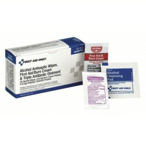 DESCRIPTION: (6) PACKS OF (42) TRIPLE ANTIBIOTIC WIPES BRAND/MODEL: FIRST AID ONLY #39N909 RETAIL$: $8.22 EA QTY: 6