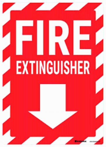 DESCRIPTION: (1) FIRE EXTINGUSHER SIGN RETAIL$: $7.99 EA QTY: 1