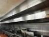 28' EXHAUST HOOD SYSTEM W/ FIRE SUPPRESSION TANKS