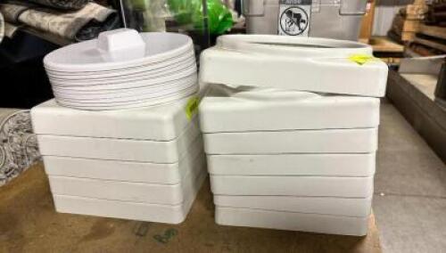 ASSORTED ICE CREAM CONTAINER LIDS