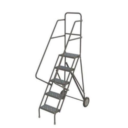 DESCRIPTION: (1) ROLLING WAREHOUSE LADDER BRAND/MODEL: TRI-ARC INFORMATION: LIGHT DAMAGE, SEE INSPECTION RETAIL$: $577.28 QTY: 1