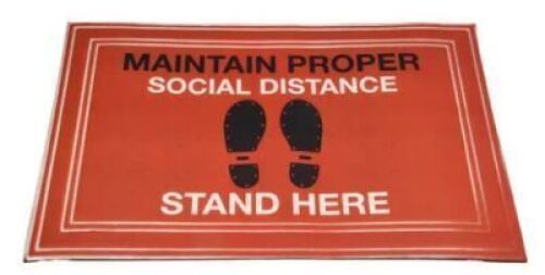 DESCRIPTION: (3) FLOOR MAT BRAND/MODEL: PRO SAFE #15127293 INFORMATION: RED SIZE: 3X2FT RETAIL$: $29.43 EA QTY: 3