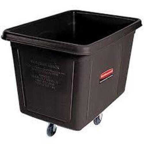 DESCRIPTION: (1) COMMERCIAL CUBE TRUCK BRAND/MODEL: RUBBERMAID #FG460800BLA INFORMATION: BLACK SIZE: 300 LB CAPACITY RETAIL$: $422.00 EA QTY: 1