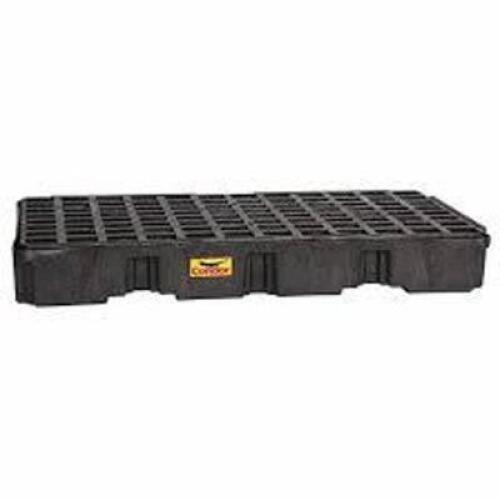 DESCRIPTION: (1) SPILL CONTAINMENT BASE, NO TOP GRATE INCLUDED BRAND/MODEL: CONDOR INFORMATION: BLACK SIZE: (2) 55 DRUM BARRELS RETAIL$: $162.21 EA QT