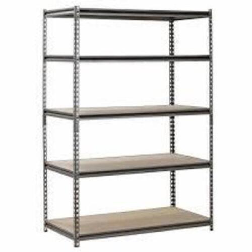 DESCRIPTION: (1) BULK STORAGE RACK BRAND/MODEL: SANDUSKY/UR482472PB5P-SV INFORMATION: 5-SHELVES/PARTICLEBOARD SIZE: 72"H X 24"D X 48"W RETAIL$: 217.75