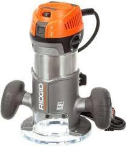 DESCRIPTION: (1) FIXED BASE ROUTER BRAND/MODEL: RIDGID SIZE: 2 PEAK HP RETAIL$: $229.99 EA QTY: 1