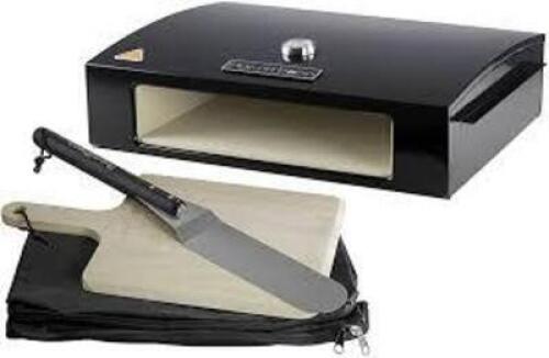 DESCRIPTION: (1) PIZZA OVEN KIT BRAND/MODEL: BAKERSTONE #O=ABDHX-X-000 INFORMATION: BLACK RETAIL$: $159.99 EA QTY: 1