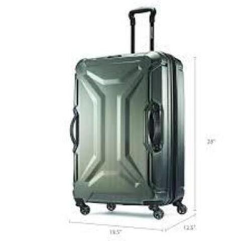 DESCRIPTION: (1) LUGGAGE, SPINNER BRAND/MODEL: AMERICAN TOURISTER INFORMATION: OLIVE GREEN SIZE: 28" RETAIL$: $119.00 EA QTY: 1