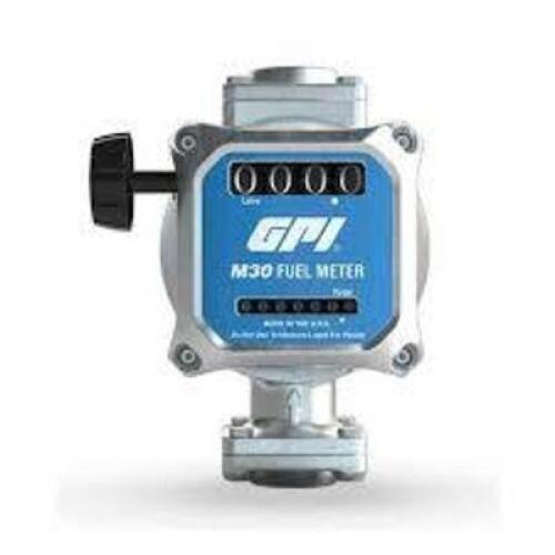 DESCRIPTION: (1) FLOW RANGE FUEL METER BRAND/MODEL: GPI #M30-L8N SIZE: MEASURES IN LITERS RETAIL$: $239.99 EA QTY: 1