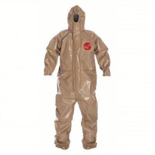 DESCRIPTION: (6) HOODED CHEMICAL RESISTANT COVERALLS BRAND/MODEL: DUPONT #29ET04 INFORMATION: TAN SIZE: MEDIUM RETAIL$: $1785.60 TOTAL QTY: 6
