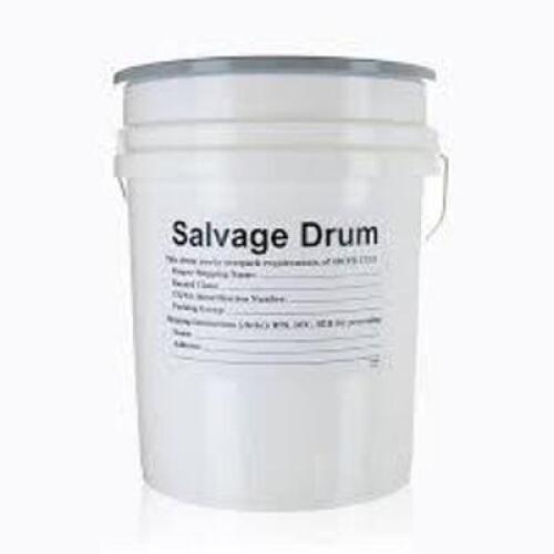DESCRIPTION: (1) SALVAGE DRUM INFORMATION: WHITE SIZE: MUST COME INSPECT QTY: 1