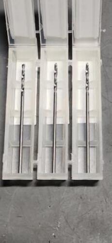 DESCRIPTION: (3) SOLID CARBIDE SML DRIL BITS BRAND/MODEL: MA FORD 00654145 SIZE: 3/64" DIA RETAIL$: $31.38 QTY: 3