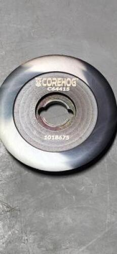 DESCRIPTION: (1) SOLID CARBIDE SMOOTH SLOTTING/SLITTING SAW BRAND/MODEL: COREHOG C64415 SIZE: 3" DIA .038" THICK RETAIL$: $335.60 QTY: 1