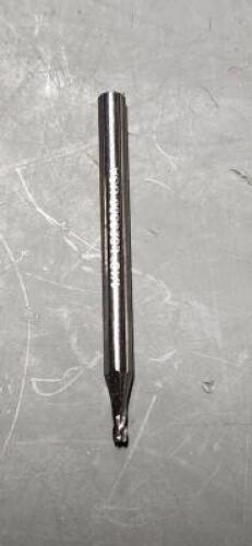 DESCRIPTION: (5) SOLID CARBIDE SQ END MILLSBRAND/MODEL: HERTEL 88245824SIZE: 1/16" DIA 1/8" LOCRETAIL$: $39.66QTY: 5