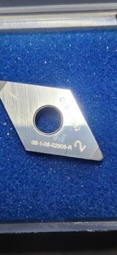 DESCRIPTION: (10) PVD COATED TURNING INSERTS BRAND/MODEL: NORTHAMERICAN TOOL DNGA432 80425MT RETAIL$: $111.84 PER INSERT QTY: 10