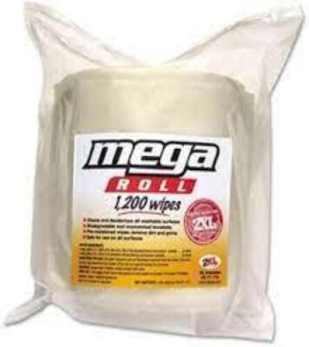 DESCRIPTION: (1) CASE OF (2) REFILLS OF SANITIZING WIPES BRAND/MODEL: MEGA ROLL RETAIL$: $87.25 EA QTY: 1