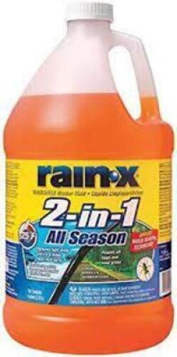 DESCRIPTION: (2) WINDSHIELD WASHER FLUID BRAND/MODEL: RAIN X SIZE: 1 GALLON QTY: 2