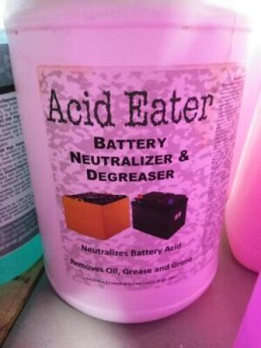 DESCRIPTION: (2) BATTERY NEUTRALIZER AND DEGREASER BRAND/MODEL: ACID EATER SIZE: 1 GALLON RETAIL$: $121.00 EA QTY: 2