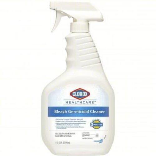DESCRIPTION: (6) BLEACH GERMICIDAL CLEANER BRAND/MODEL: CLOROX HEALTHCARE #6VDE6 SIZE: 32 OZ RETAIL$: $11.66 EA QTY: 6