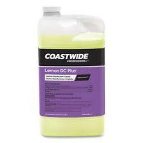 DESCRIPTION: (1) NEUTRAL DISINFECTANT CLEANER BRAND/MODEL: COASTWIDE INFORMATION: LEMON DC PLUS SIZE: 3.43 QT RETAIL$: $70.19 EA QTY: 1