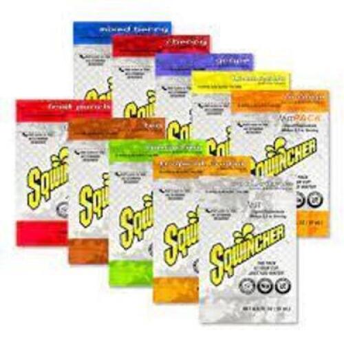 DESCRIPTION: (1) BOX OF (50) SINGLE SERVE SPORTS DRINK CONCENTRATED POWDER BRAND/MODEL: SQWINCHER FAST PACK #10U594 INFORMATION: MIXED BERRY SIZE: .6