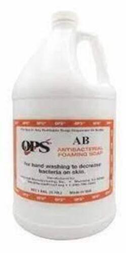DESCRIPTION: (4) FOAM HAND SOAP BRAND/MODEL: OPS #60DC08 INFORMATION: UNSCENTED SIZE: 1 GALLON RETAIL$: $58.37 TOTAL QTY: 4
