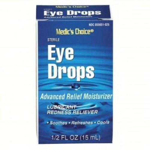DESCRIPTION: (4) SINGLE USE EYE DROPS BRAND/MODEL: PART NUMBER #463L71 SIZE: 0.5 OZ RETAIL$: $6.50 EA QTY: 4