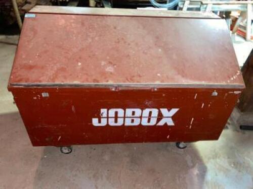 DESCRIPTION 60"JOBOX METAL JOB SITE BOX. BRAND / MODEL: JOBOX LOCATION WAREHOUSE 2 QTY 1