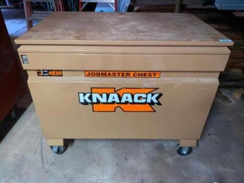 DESCRIPTION KNAACK 48" X 30" METAL JOB SITE BOX. BRAND / MODEL: KNAACK 4830 LOCATION WAREHOUSE 2 QTY 1