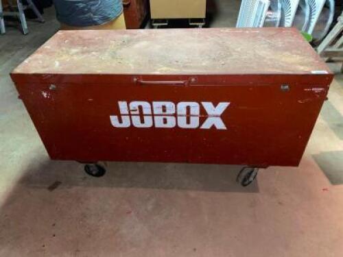 DESCRIPTION 60"JOBOX METAL JOB SITE BOX. BRAND / MODEL: JOBOX LOCATION WAREHOUSE 2 QTY 1
