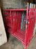 DESCRIPTION (4) MASON SCAFFOLDING UPRIGHTS W/ (12) CROSS BEAMS AND (8) FEET. ADDITIONAL INFORMATION SOLD BY THE UPRIGHT LOCATION WAREHOUSE 2 QTY 4