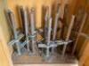 DESCRIPTION (4) MASON SCAFFOLDING UPRIGHTS W/ (12) CROSS BEAMS AND (8) FEET. ADDITIONAL INFORMATION SOLD BY THE UPRIGHT LOCATION WAREHOUSE 2 QTY 4 - 2
