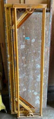DESCRIPTION 72" ROLLING SCAFFOLD W/ (2) UPRIGHTS, (2) CROSS BEAMS, AND (1) WALK BOARD LOCATION WAREHOUSE 2 QTY 1